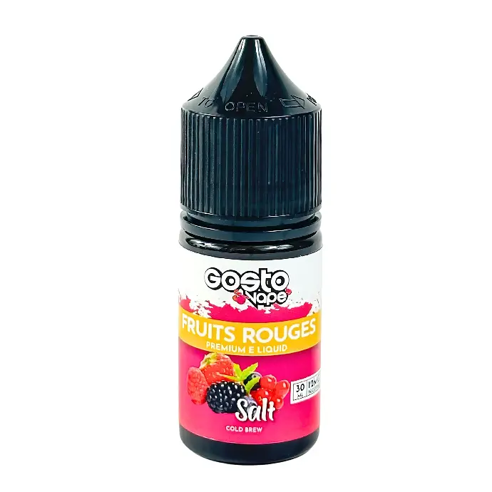 GOSTO VAPE LIQUIDE 30ml FRUIT ROUGE 12mg