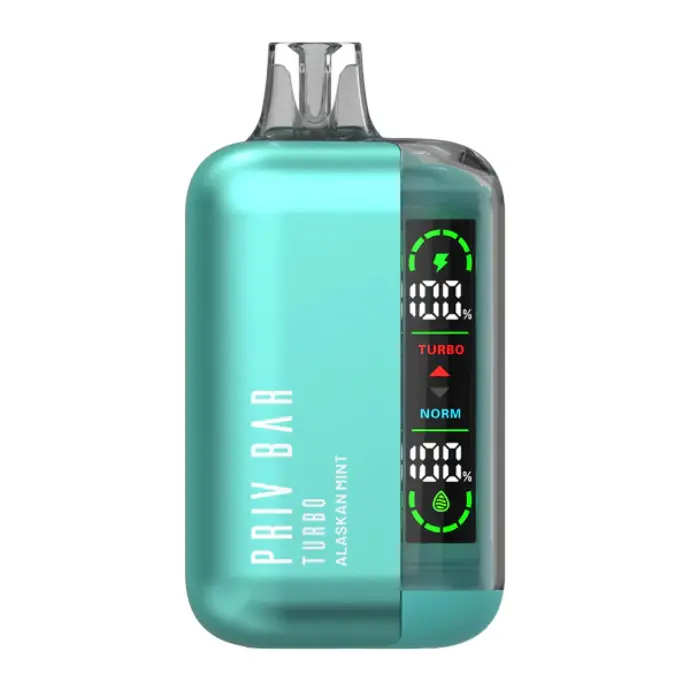 PRIV BAR 15000 PUFF ALASKAN MINT 5% SALT NIC