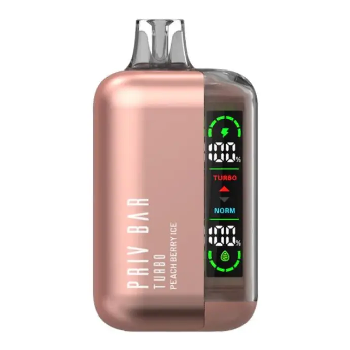 PRIV BAR 15000 PUFF PEACH BERRY ICE 5% SALT NIC